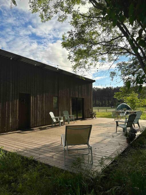 Cosy Cabane Boise Solaire, Balneo Bath Et Toilette Seche A La Ferme Мимизан-Плаж Экстерьер фото